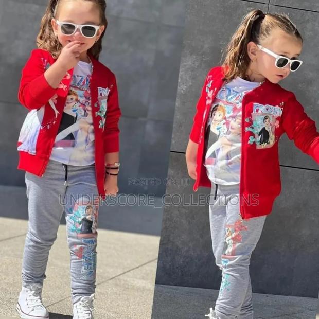 Three Piece Girls Classy Track Suits - main view