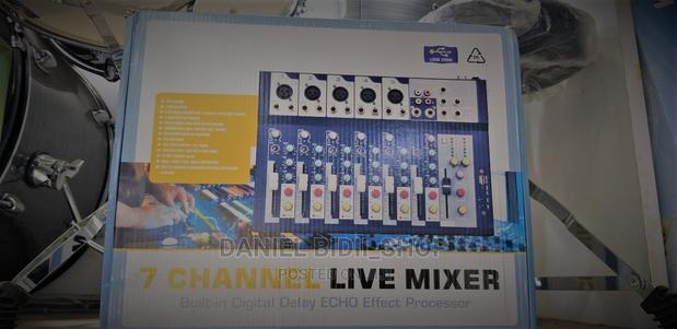 7 Channel Live Mixer - main view