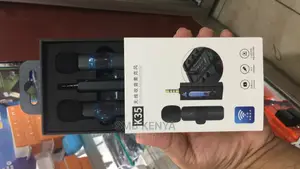 Wireless Dual Mic For Camera And Smart Phone 3.5 Mm Jack