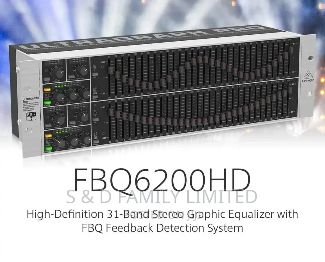 Behringer ULTRAGRAPH PRO FBQ6200HD Graphic Equalizer