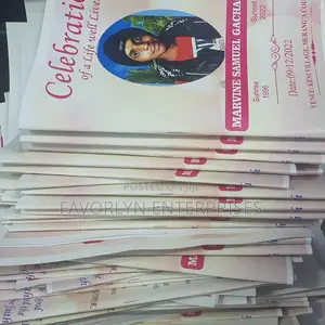 General Eulogy Printings
