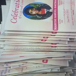 General Eulogy Printings