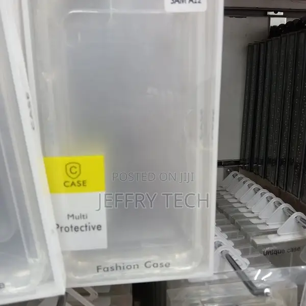 Transparent Shockproof Back Cover- Samsung A12