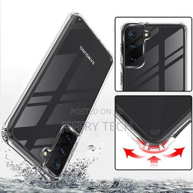 Transparent Shockproof Backcover- Samsung S21 - thumbnail 2