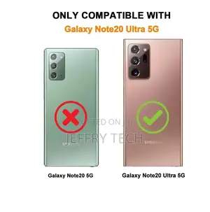 Transparent Shockproof Back Cover- Samsung Note 20 Plus/ Not