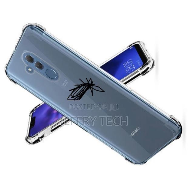 Transparent Shockproof Backcover- Huawei Mate 20 Lite - thumbnail 3