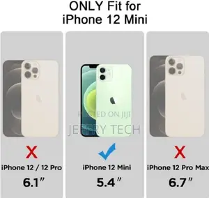 Transparent Shockproof Back Cover- iPhone 12 Mini