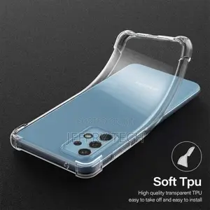 Transparent Shockproof Back Cover- Samsung A52
