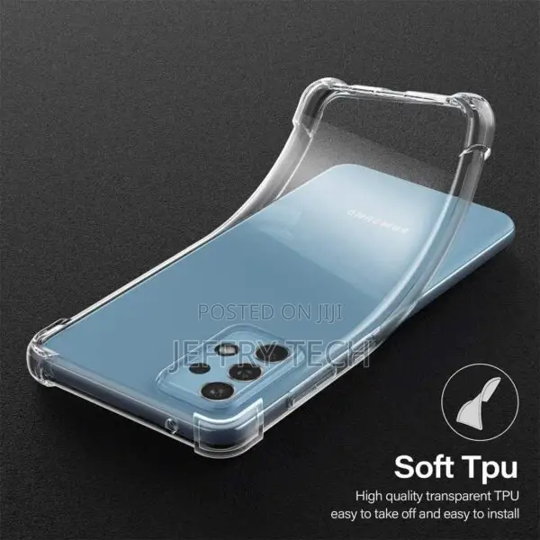 Transparent Shockproof Back Cover- Samsung A52