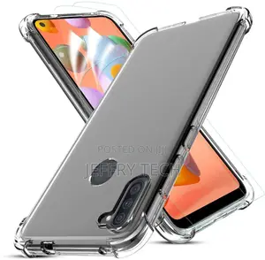 Transprent Shockproof Back Cover – Samsumg A11