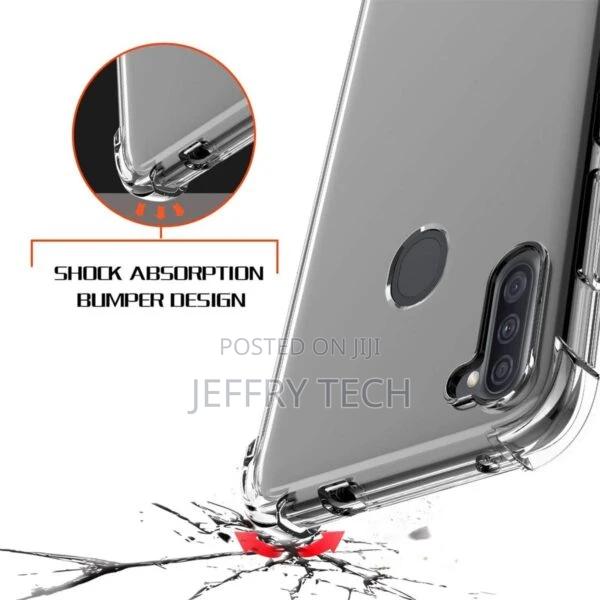 Transprent Shockproof Back Cover – Samsumg A11 - thumbnail 2