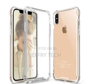 Transparent Shockproof Back Cover- iPhone XS MAX