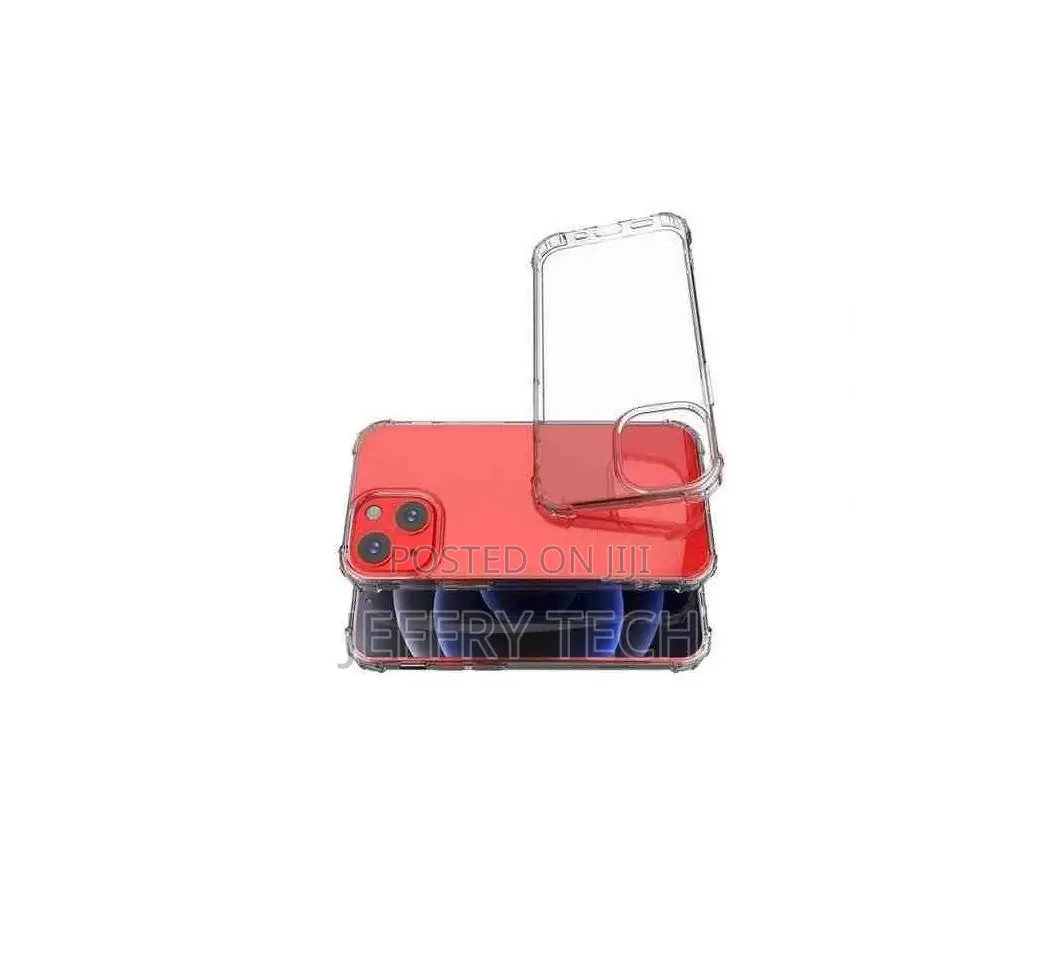 Transparent Shockproof Back Cover for iPhone 13