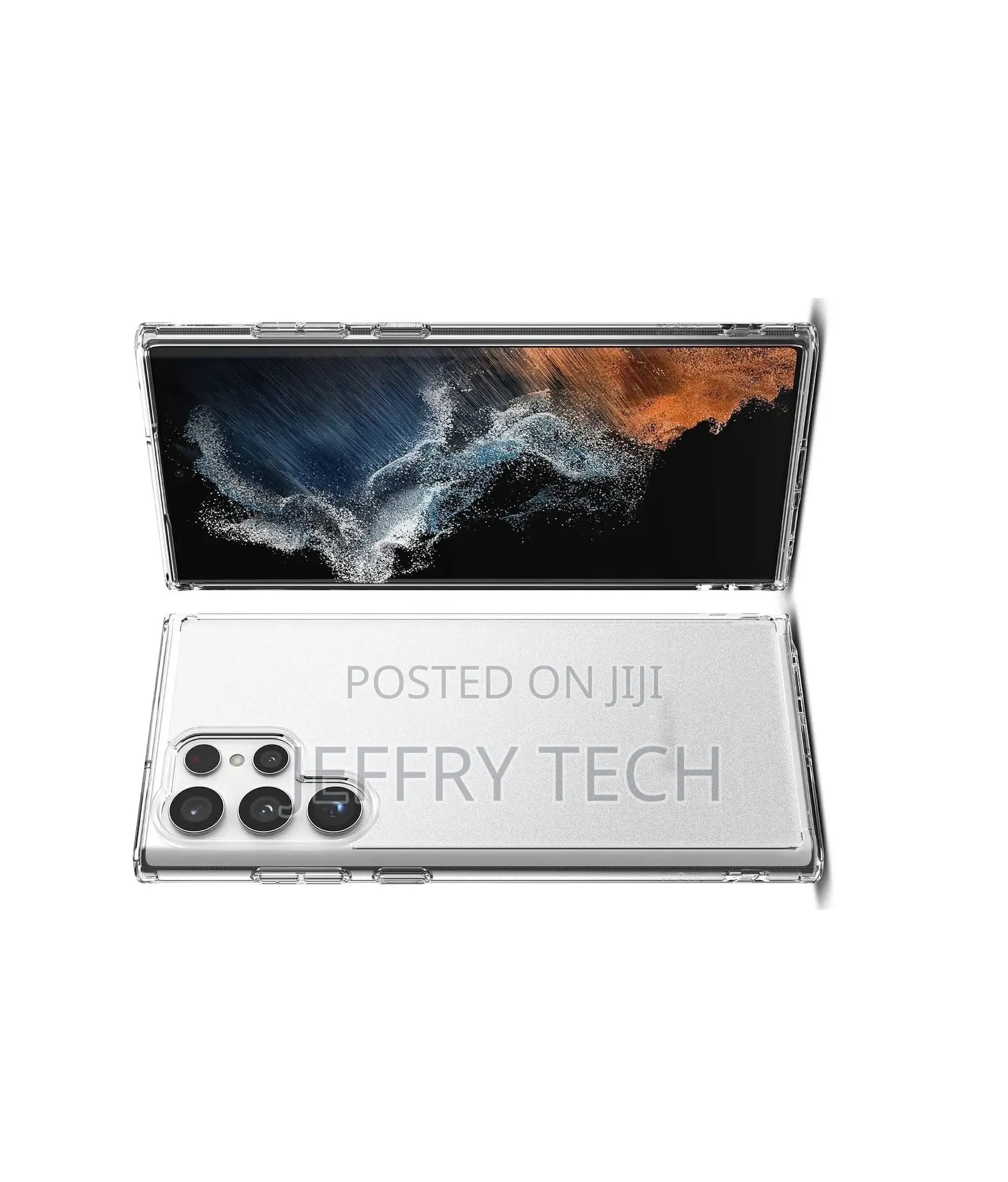 Transparent Shockproof Back Cover for Samsung Galaxy S22 Ult