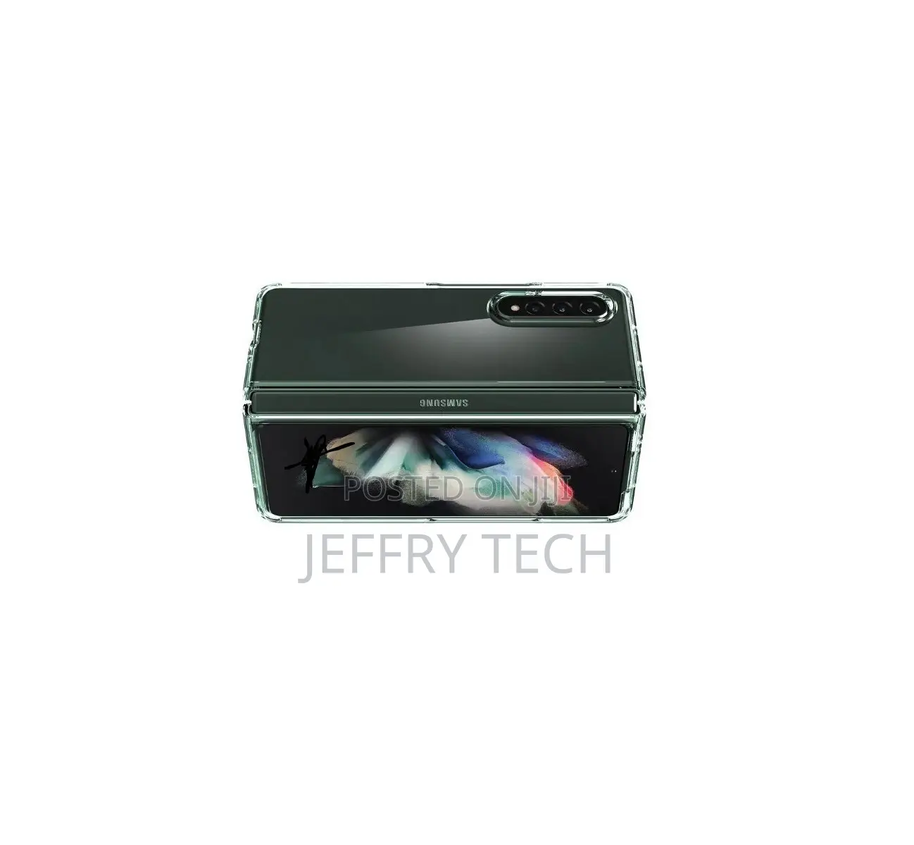 Transparent Shockproof Back Cover Samsung Galaxy Z Fold 3