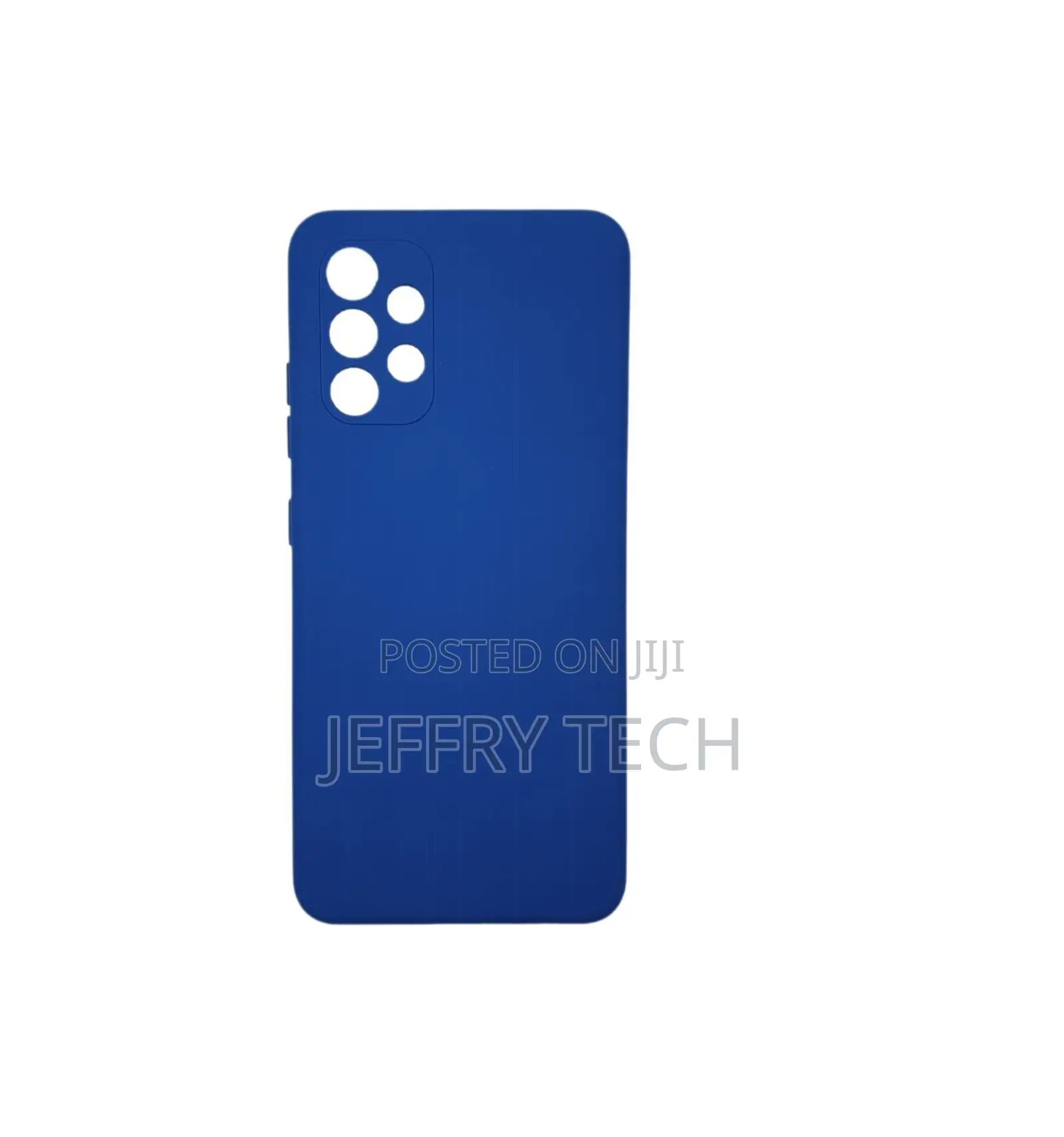 Silicone Back Cover for Samsung Galaxy A73- Blue