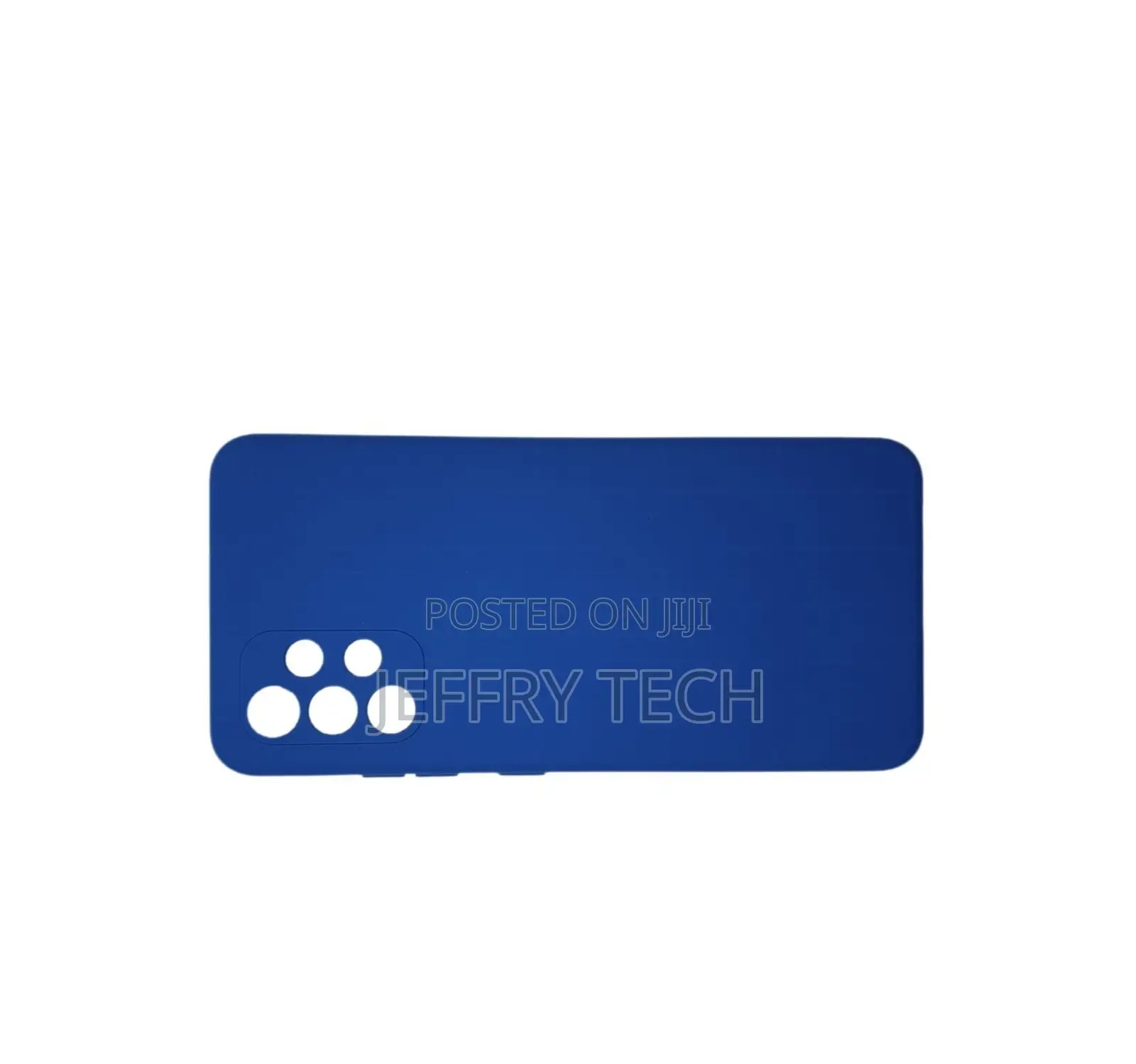 Silicone Back Cover for Samsung Galaxy A73- Blue