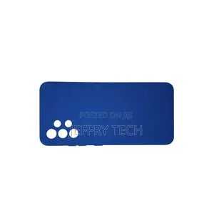 Silicone Back Cover for Samsung Galaxy A73- Blue
