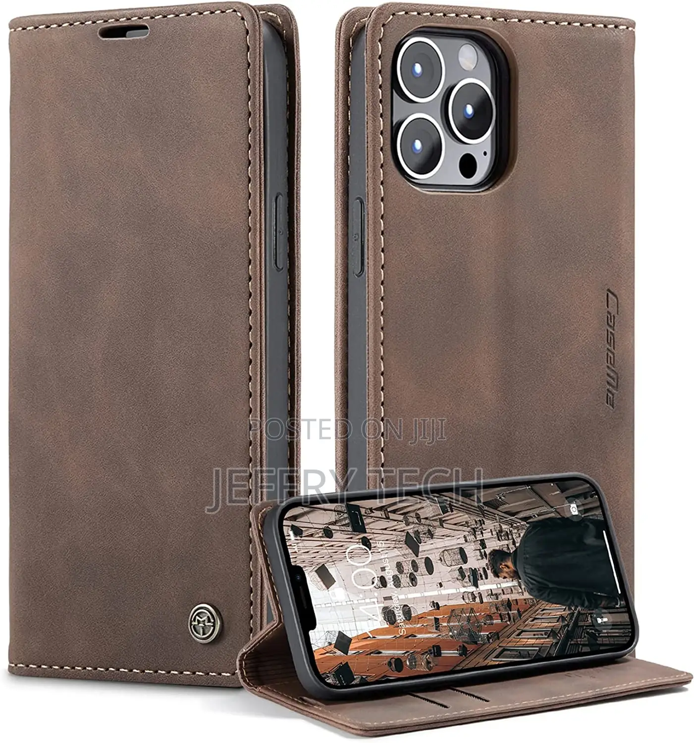 Caseme Wallet Case for iPhone 13 Pro Max, High Quality PU Le
