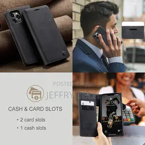 Caseme Wallet Case for iPhone 13 Pro Max, High Quality PU Le