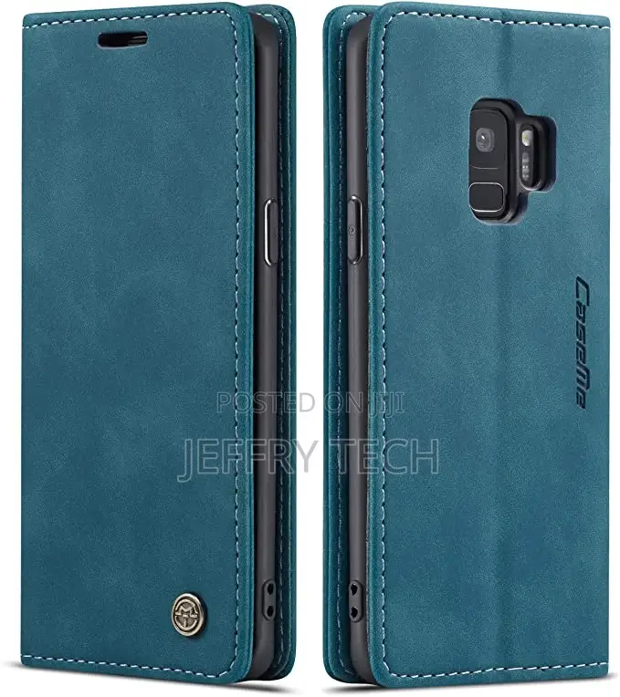 Samsung Galaxy S9 Wallet Case, Magnetic Kickstand Flip Case