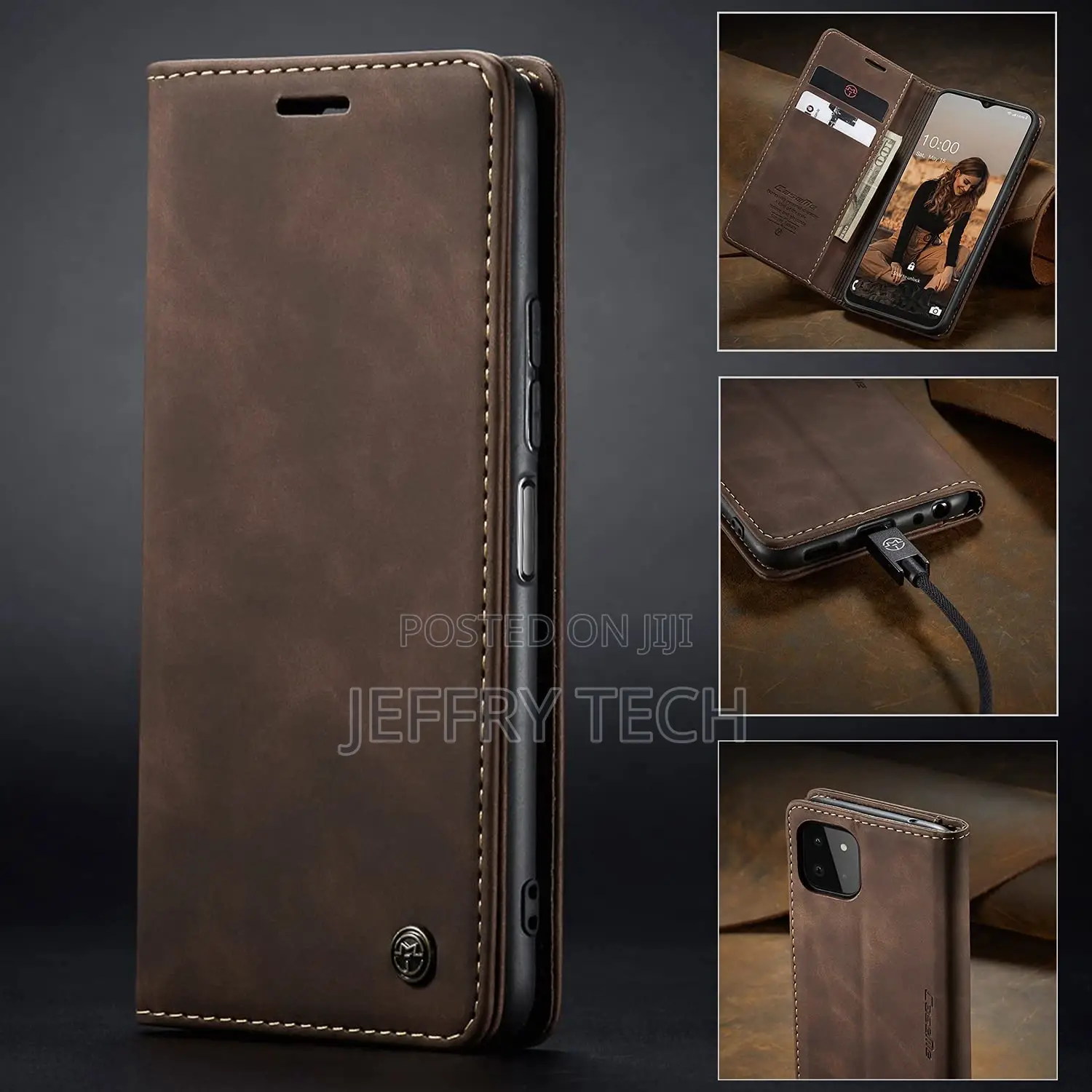 Wallet Case for Samsung Galaxy A22 5G, Premium PU Leather Ca