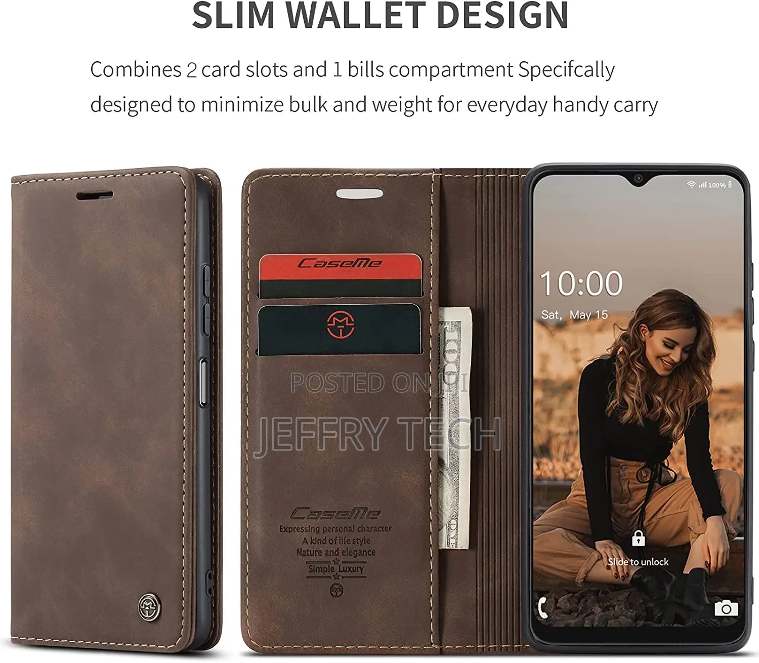 Wallet Case for Samsung Galaxy A22 5G, Premium PU Leather Ca