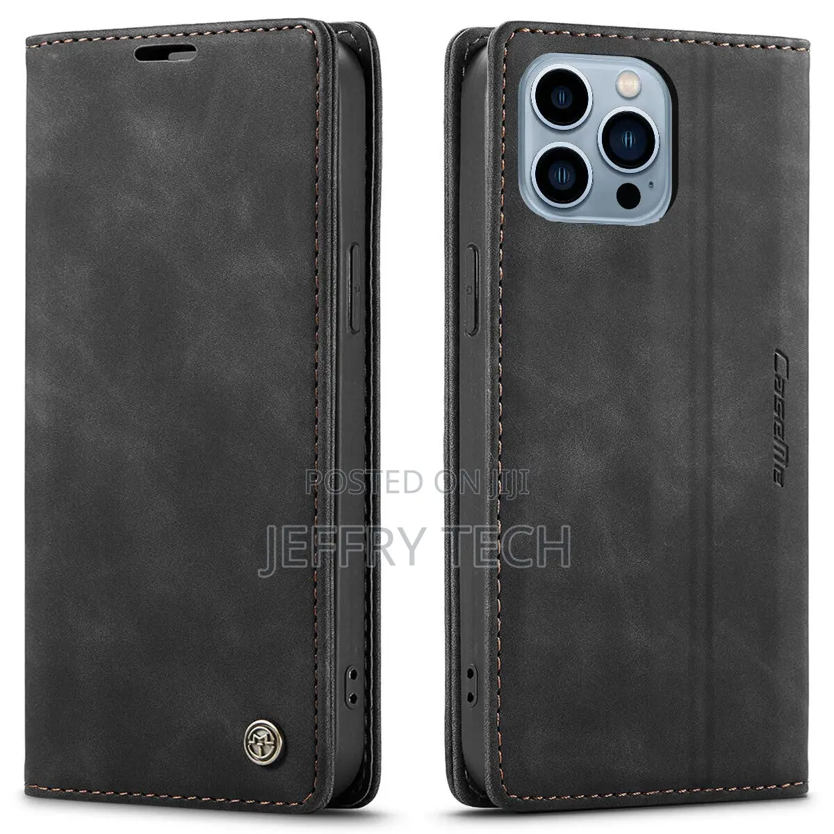 For iPhone 14 Pro Max 14 Plus Case Magnetic Leather Card Wal