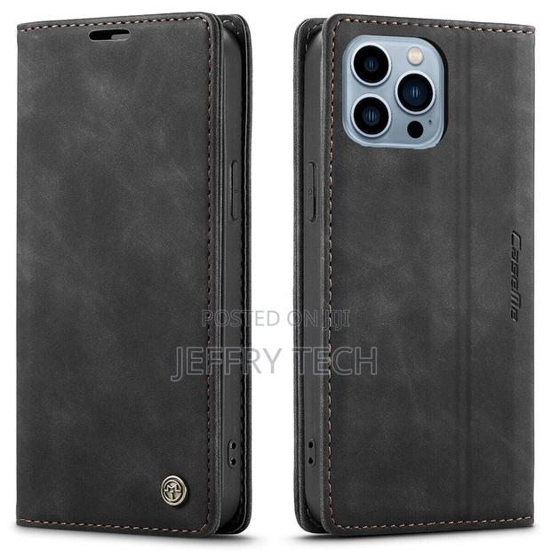 For iPhone 14 Pro Max 14 Plus Case Magnetic Leather Card Wal - main view