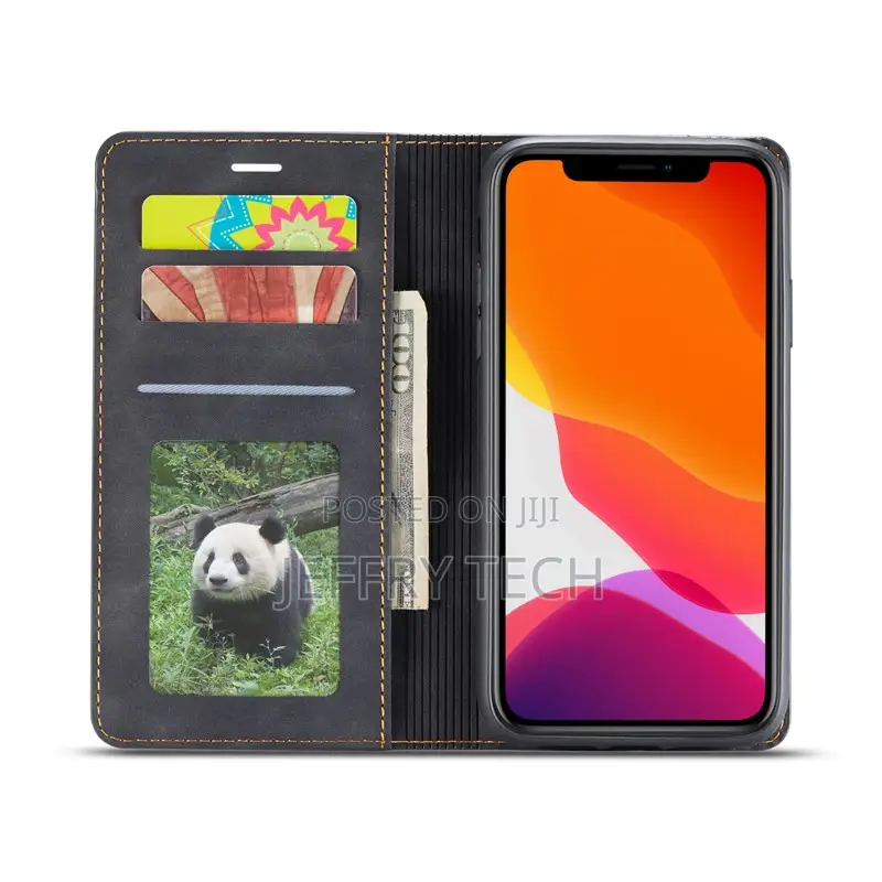 Magnetic Flip Leather Case for iPhone 14 13 12 11 Pro Max X