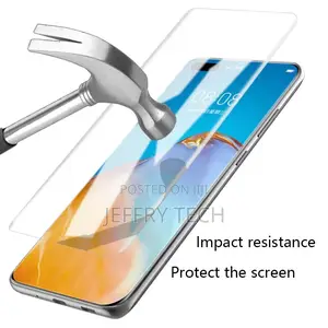 UV Liquid Full Glue Tempered Glass for Huawei P40 P30 P20 Ma