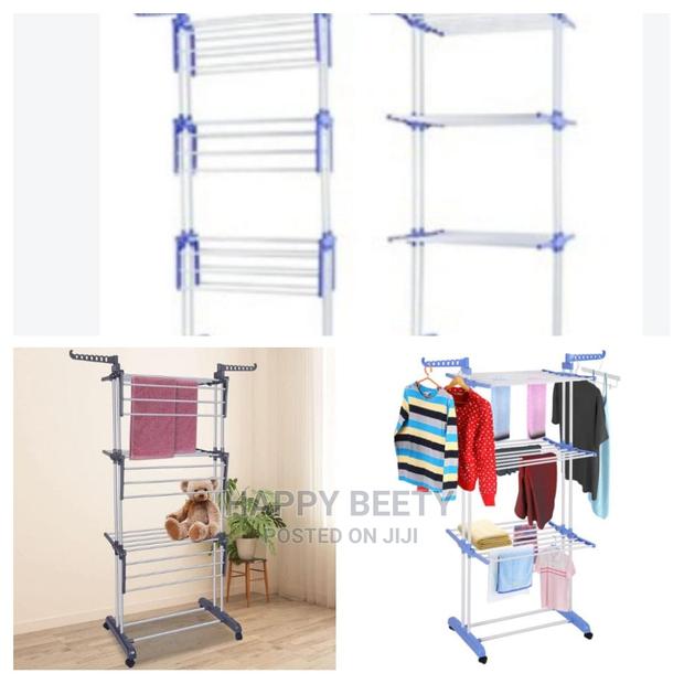 Three Layer Laundry Drying Rack - main view