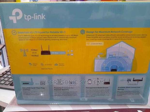 Tp-Link 4G LTE Router (Simcard Router) - thumbnail 2
