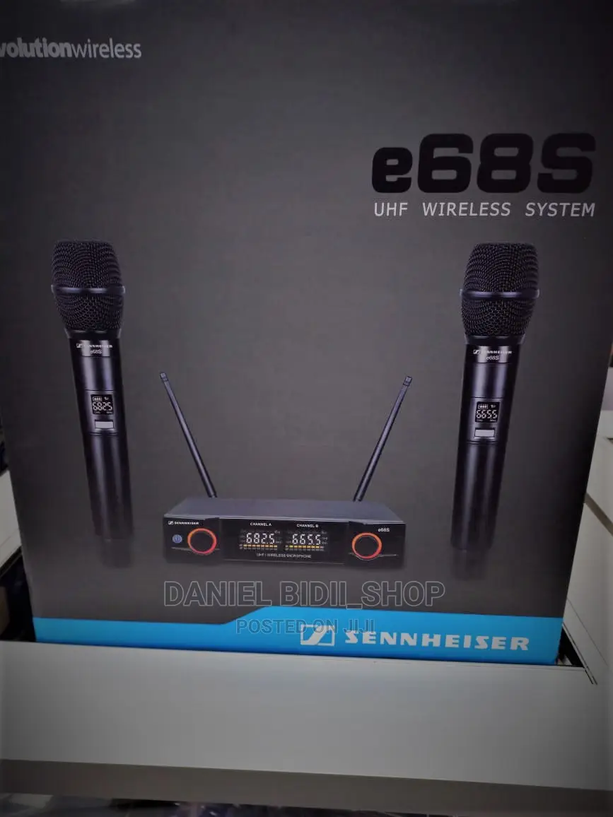 Sennheiser Uhf Wireless System E685 Pair Mic
