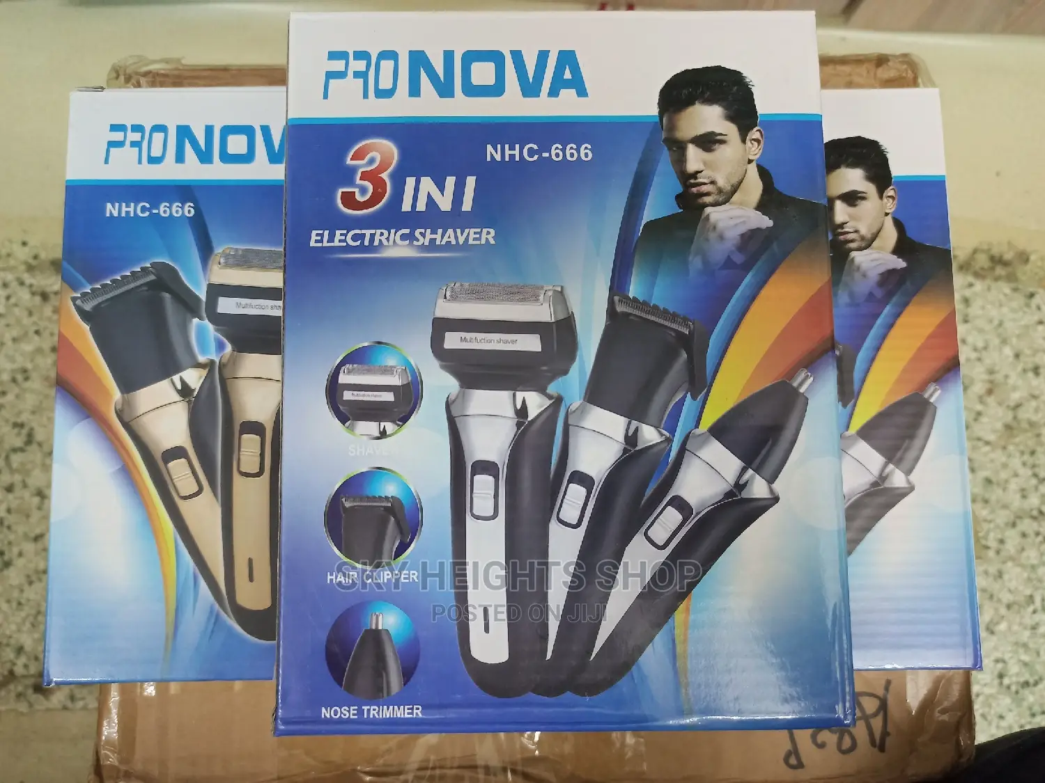 New Electric Shaver 3in1 Durable Rechargeable Hair Trimmer