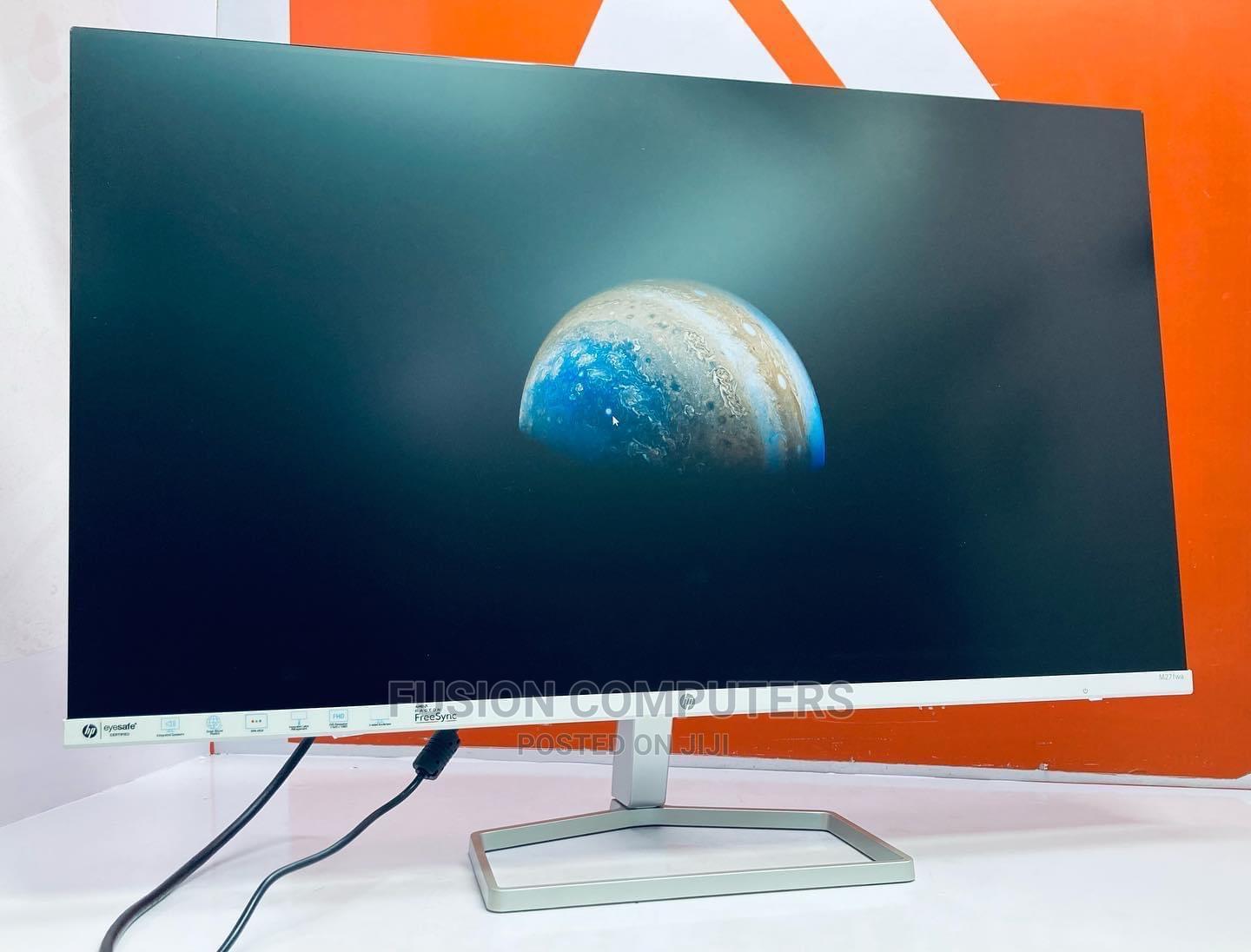 HP M27fwa 27 Inch FHD IPS LED Monitor With Audio White Color in Nairobi