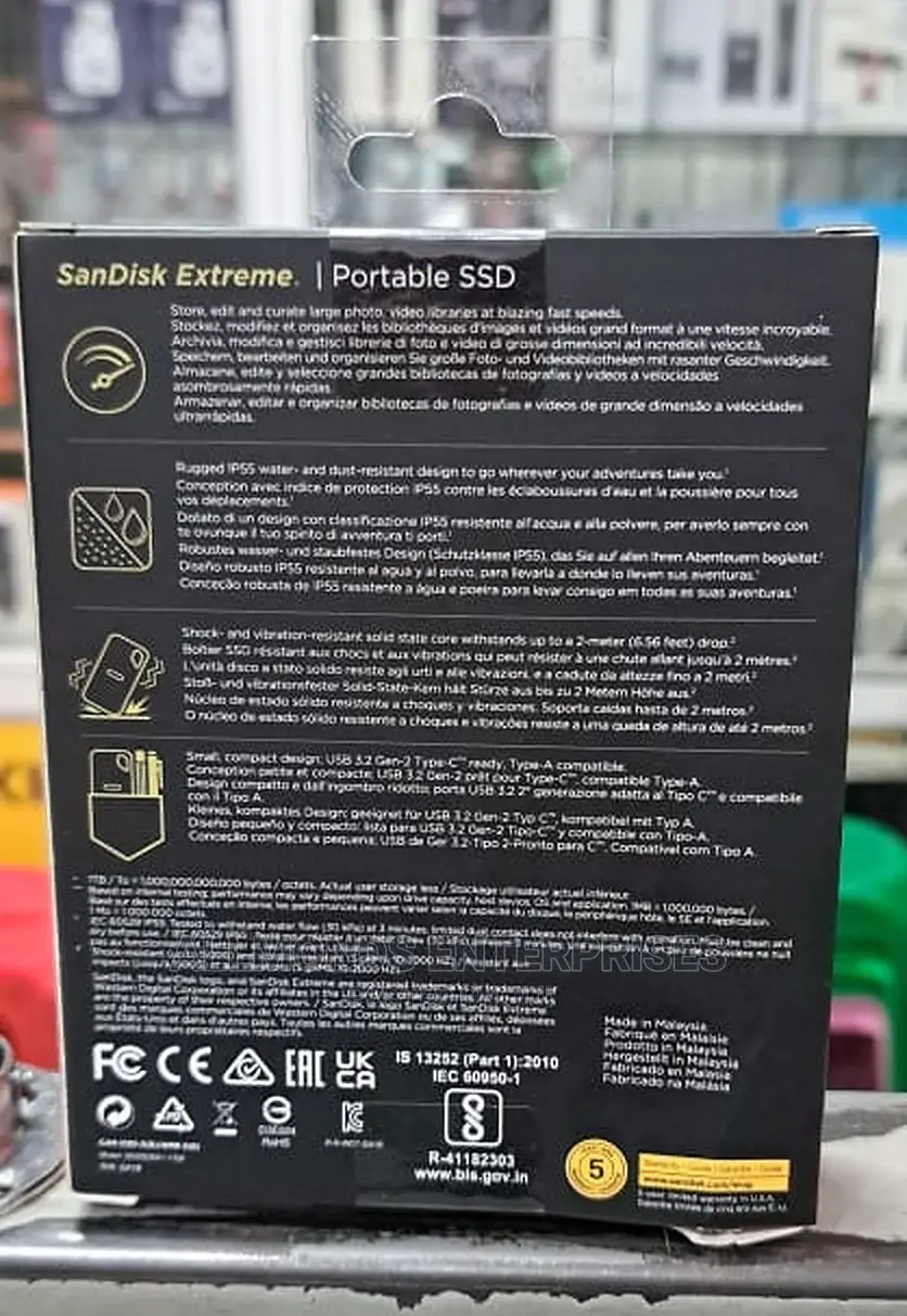 Sandisk Extrewme Portable Ssd 1 Tb