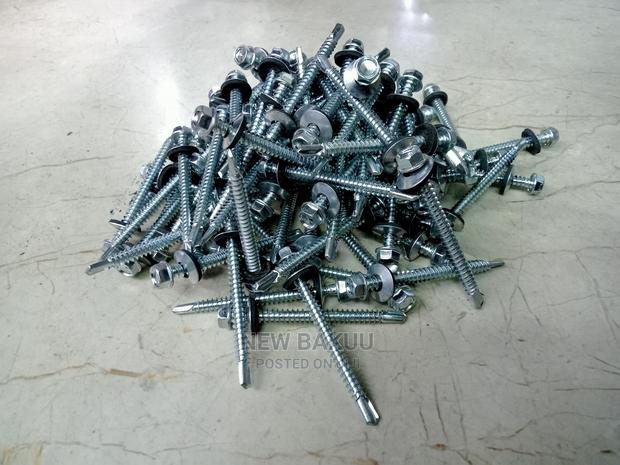 Self Drilling Tapping Screw With Hex Washer Head 5.5x60 - main view