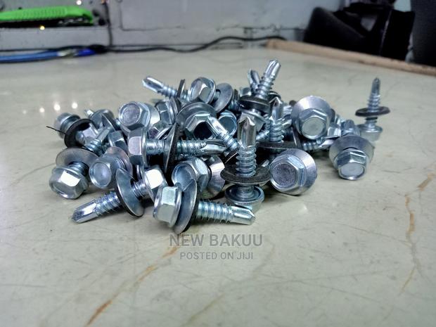 Self Drilling Tapping Screw With Hex Washer Head 5.5 X 25