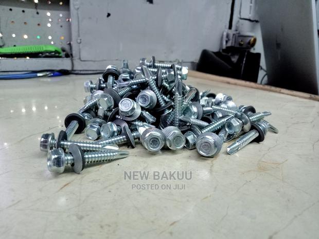 Self Drilling Tapping Screw With Hex Washer Head 6.3x38 - main view