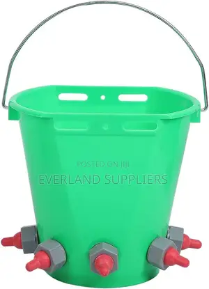 Improved Lamb Milk Feeding Bucket With Teats