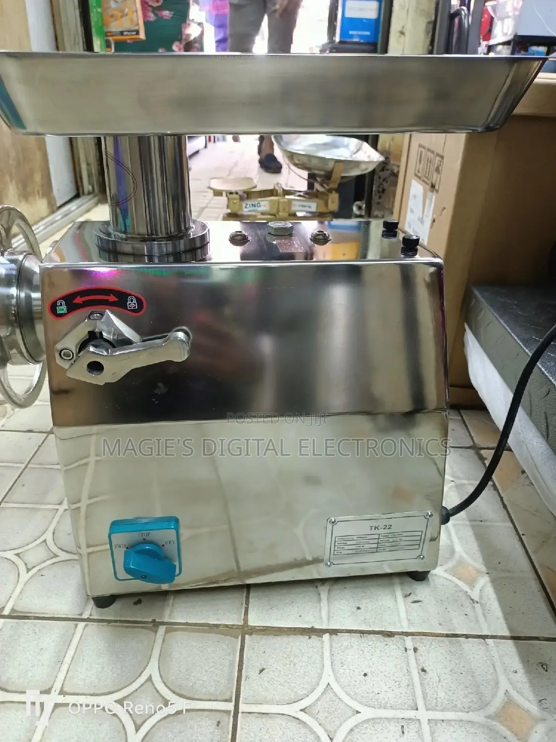 Meat Mincer M22 With Reverse Gear