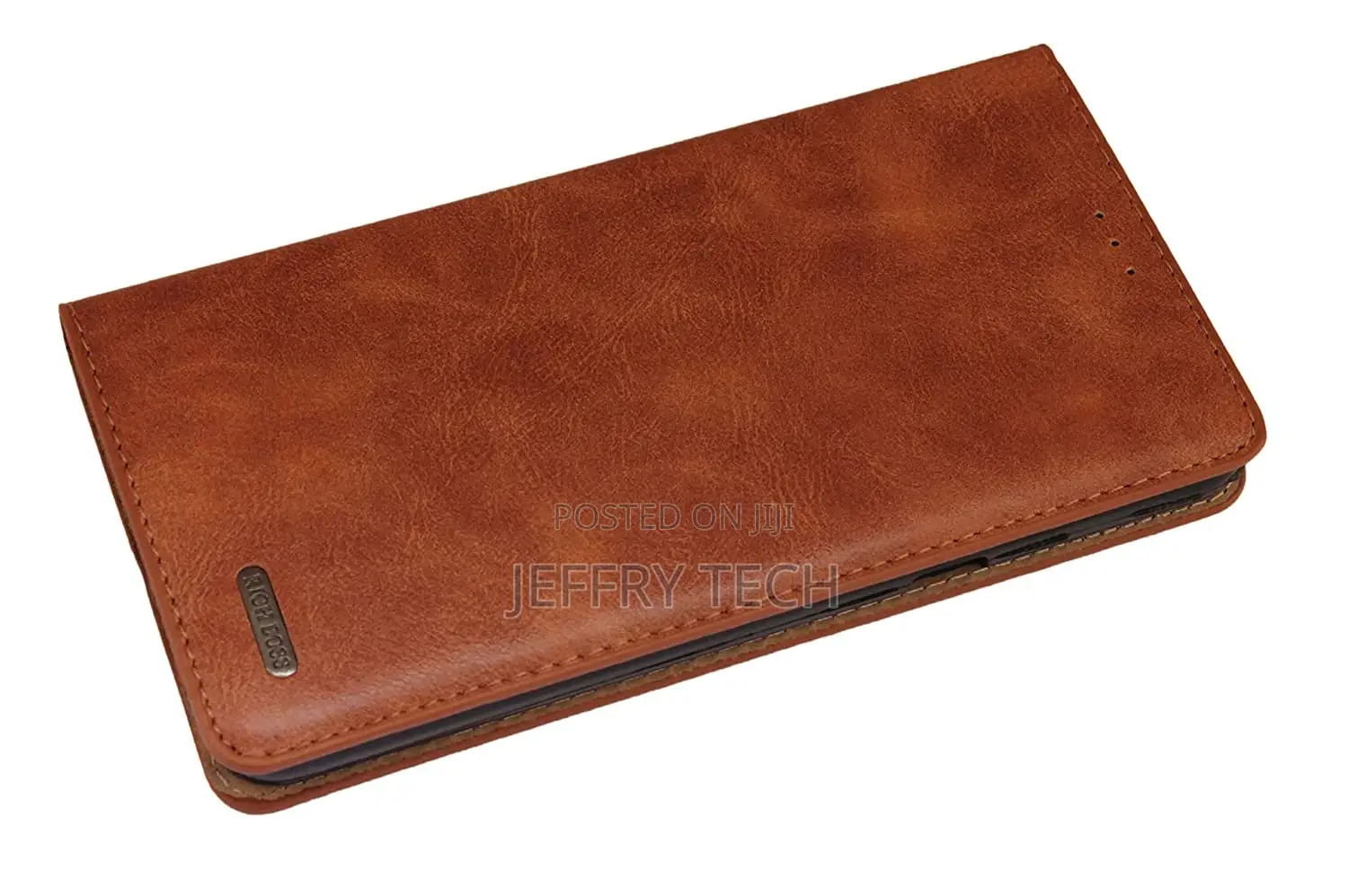 Flip Case Closure for (Redmi Note 8 Pro, Brown)
