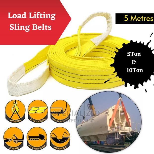 Load Lifting Sling Webbing Belt - 5ton and 10ton Versions