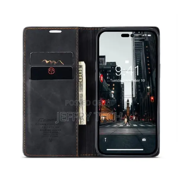 Caseme iPhone 14 Pro Max Folio Case (Black)