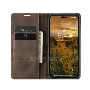 Caseme iPhone 14 Pro Max Folio Case (Brown)