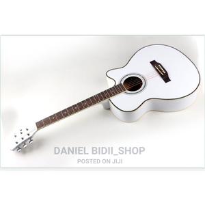 White Acoustic Guitar Size 40 - thumbnail 2