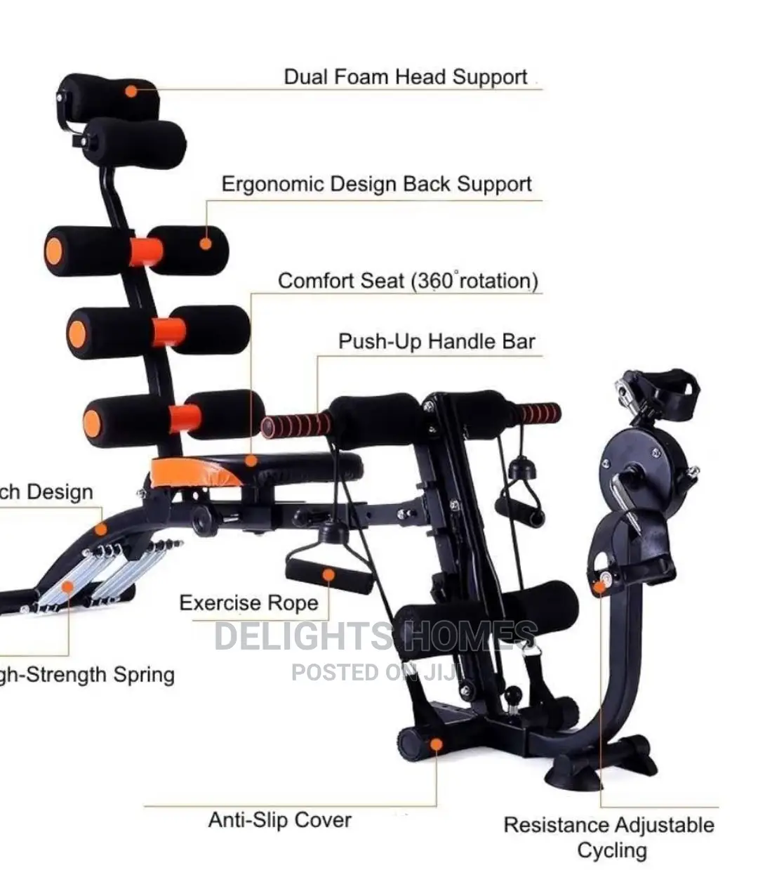 Seven Pack/Six Pack With Cycle Pedals
