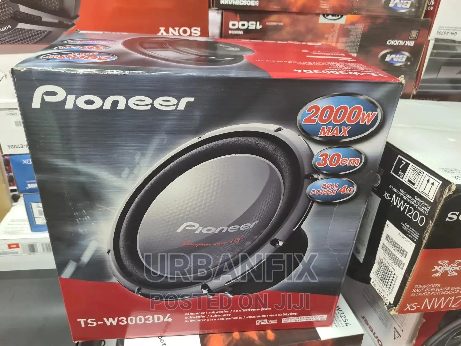 2000 Watts Pioneer Bass Subwoofer (Double Coil)