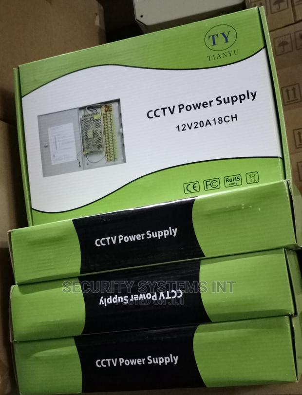 Box CCTV Power Supply 18 Channels 12V 20A 18CH - main view